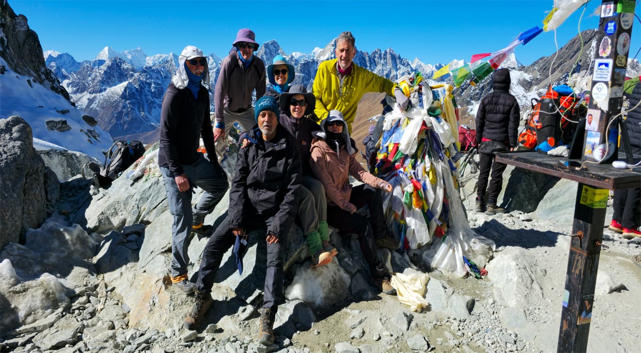 Team pic on the top of chola