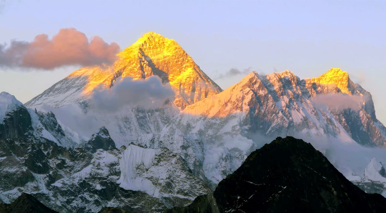 Best sunset on everest